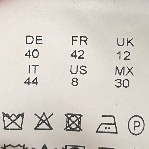 Boss Hugo Boss Tuliana2 Straight Leg Cuffed Virgin Wool Pants Navy Blue Sz 8 - Picture 11 of 12